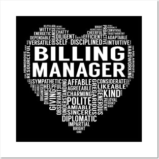 Billing Manager Heart Posters and Art